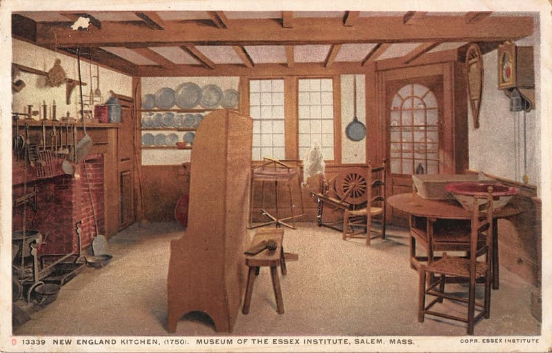 Massachusetts, postcard, vintage