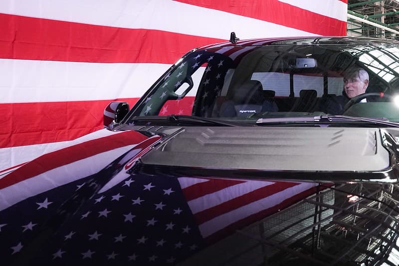 Vice President Mike Pence Visits a Ford Factory