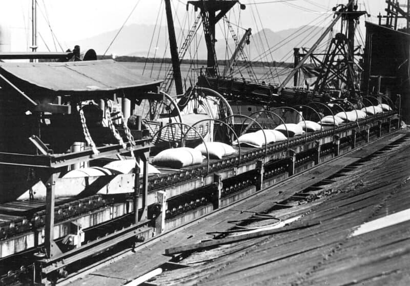 Sugar Loading Machinery in action, Cairns