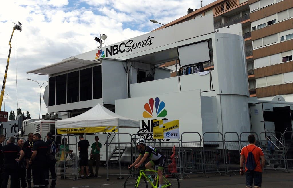 Tour de France 2019 Chalon-sur-Saône NBC Sport Network Truck