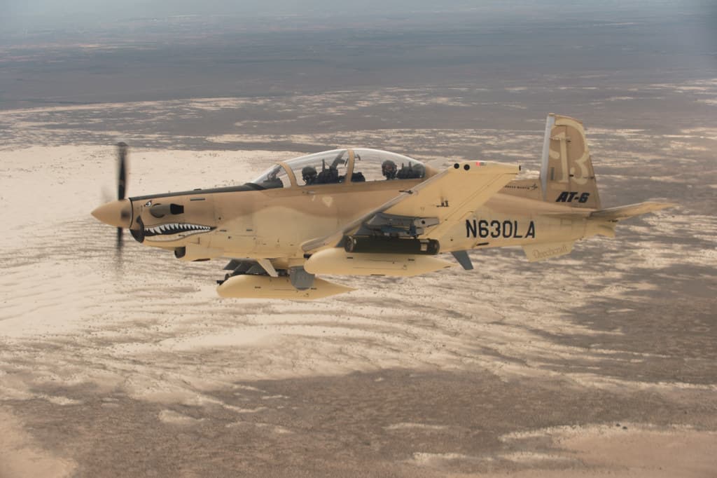 Beechcraft AT-6 'Wolverine' experimental aircraft