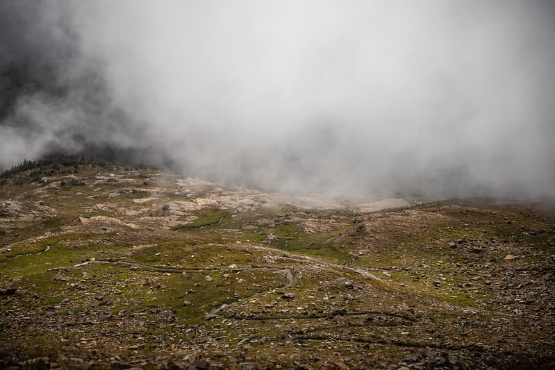 Clouds and Switchbacks