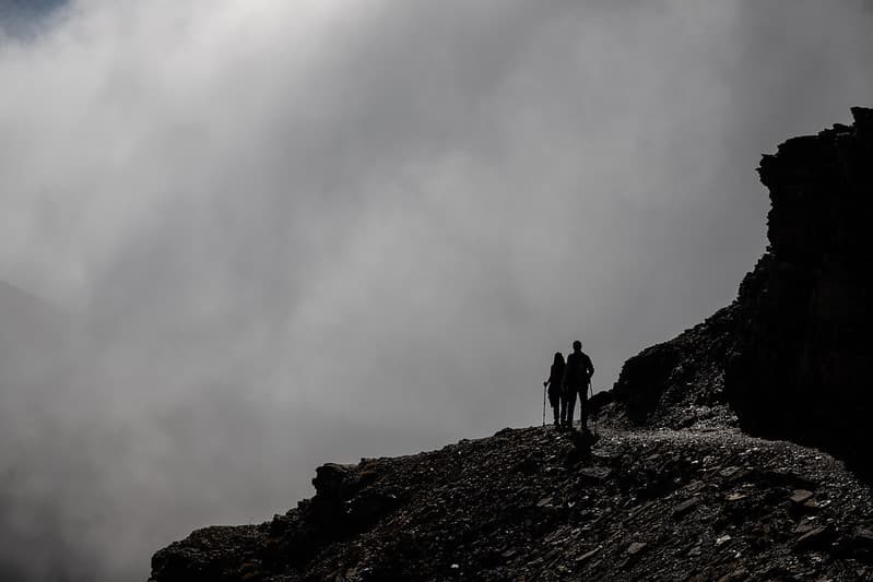 Hiking into the Clouds