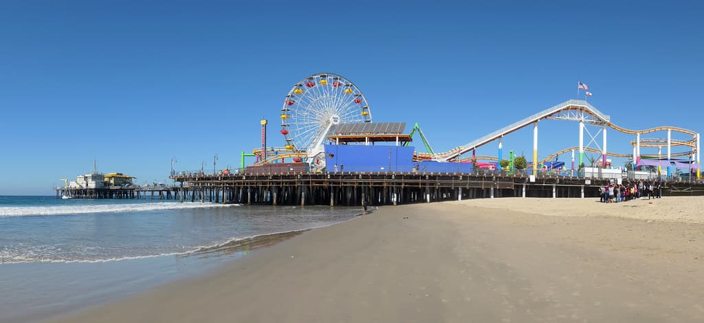 Santa Monica Pier.
