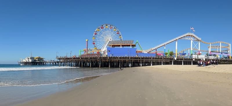 Santa Monica Pier.