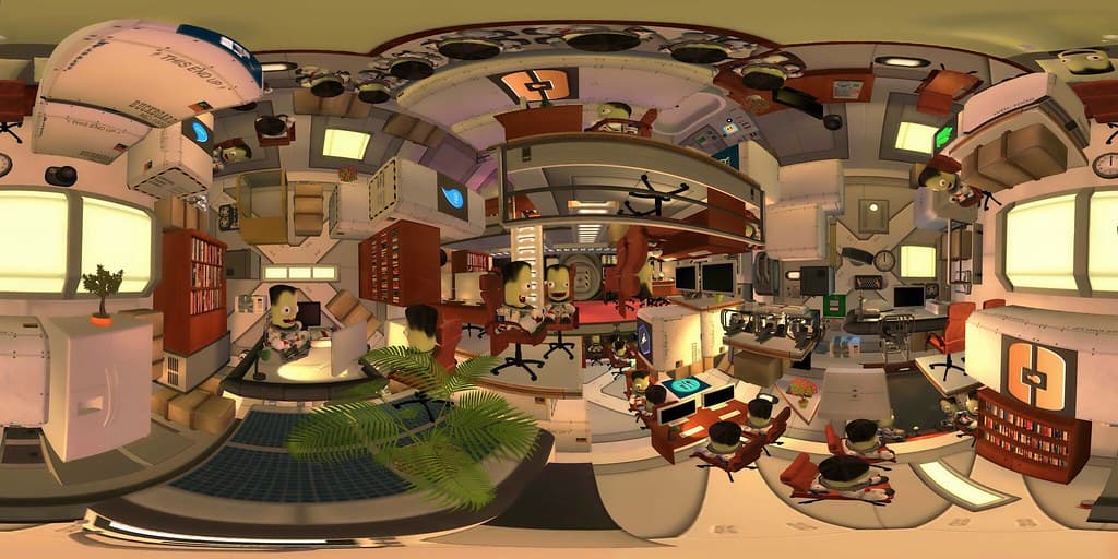 KSP Skylab Workshop Station central area