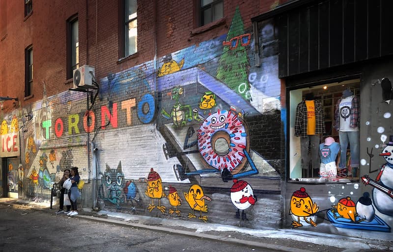 Toronto's Graffiti Alley: