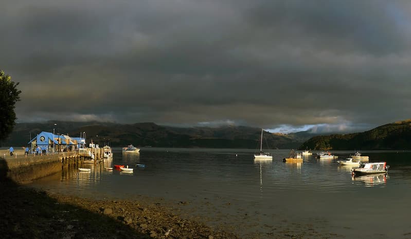 Akaroa Harbour NZ.