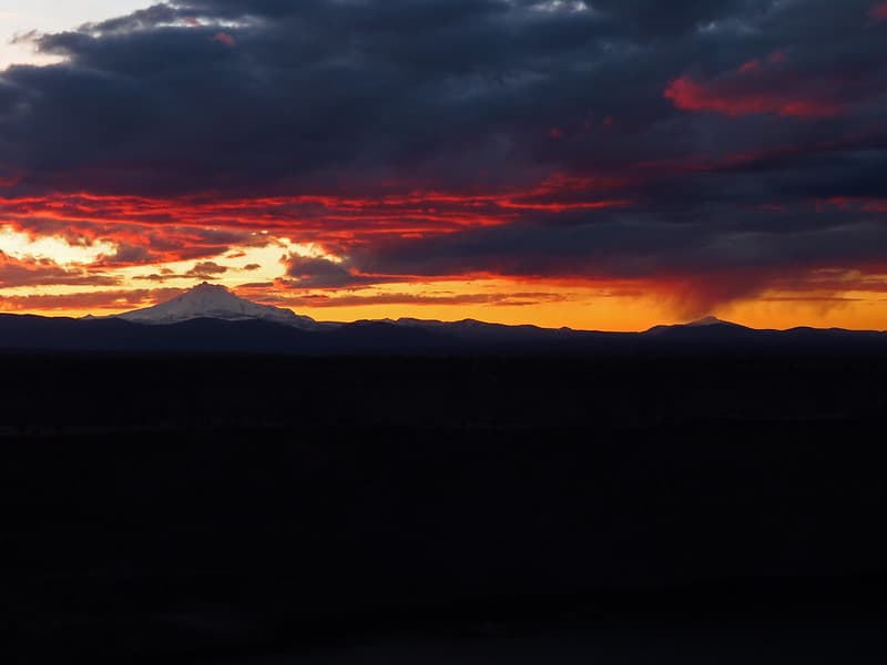 Sunset in Central OR