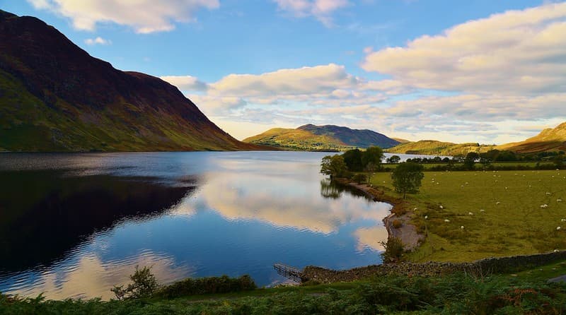 Crummock Water, Lake District, Cumbia
