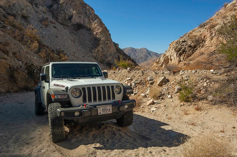 Park vehicle on Berdoo Canyon Road