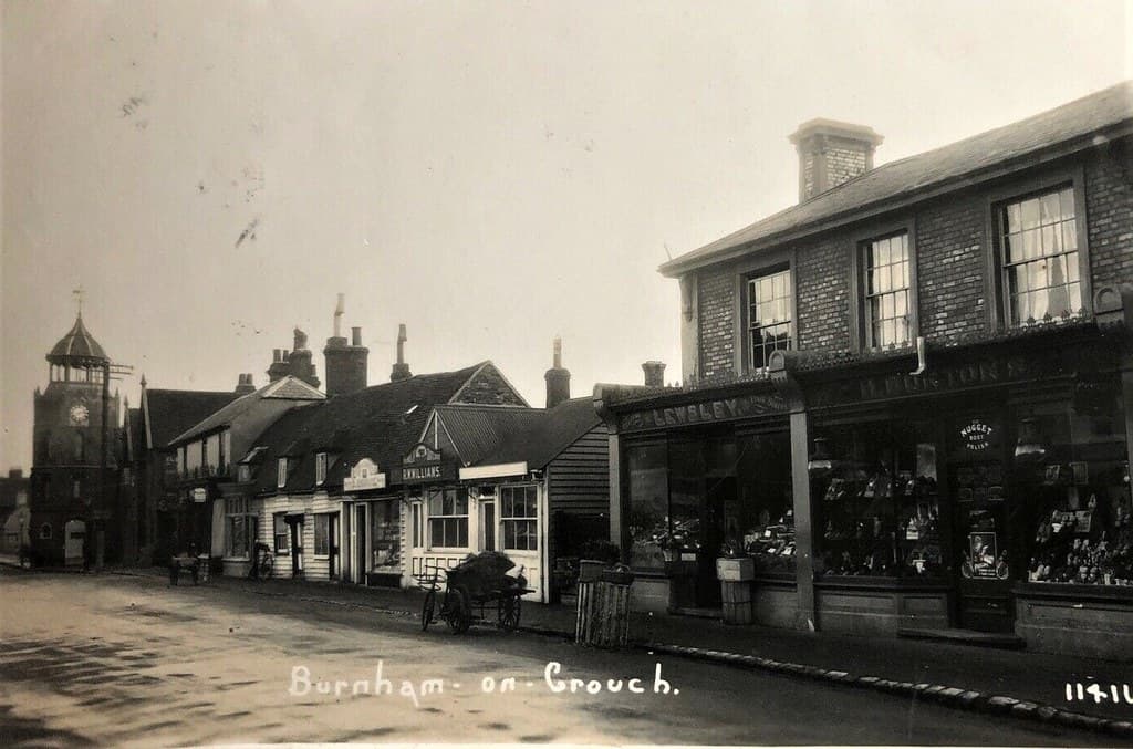Burnham-on-Crouch town Street Scene LEWSLEY Fruit Shop Front