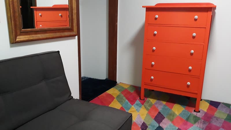 Bedroom, bedroommadeover, brightcarpet