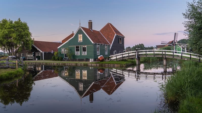 A Cheese Farm in Zaandam, Netherlands