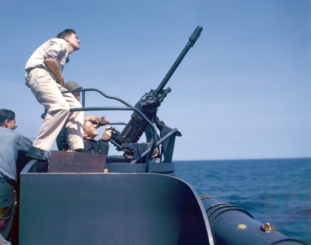 A PT boat crew during WW II