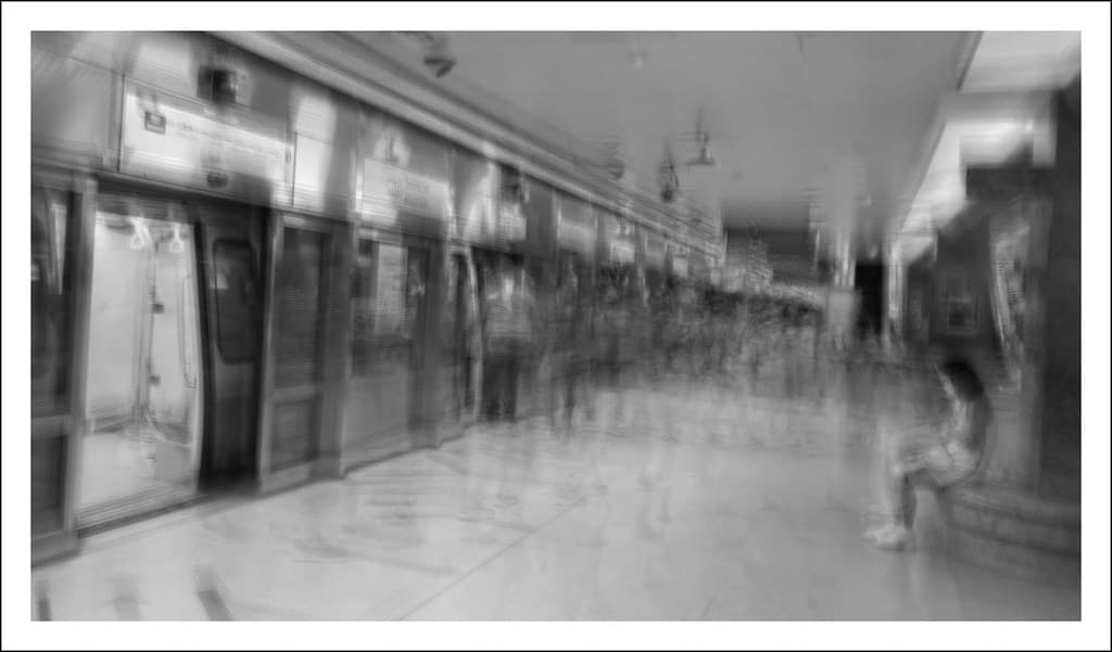 Abstract - train station