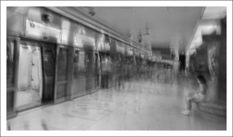 Abstract - train station