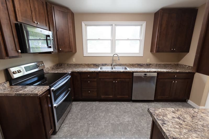Goal 2 housing project: kitchen after