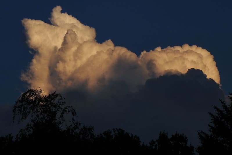 Strange clouds