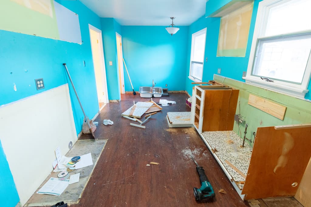 Housing Improvement Project Goal 2: kitchen demolition