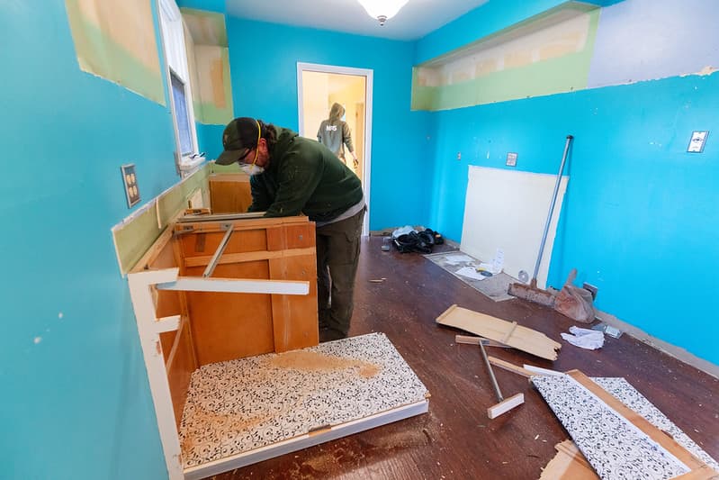 Housing Improvement Project Goal 2: kitchen demolition (2)