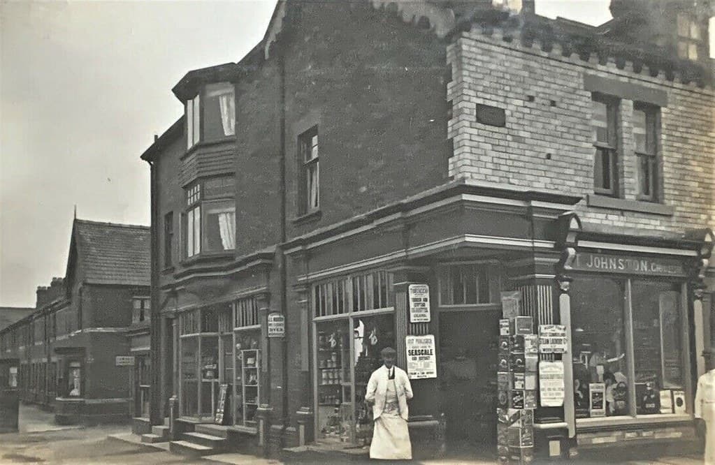 Postcard seascale shop front rare whitehaven cumbria
