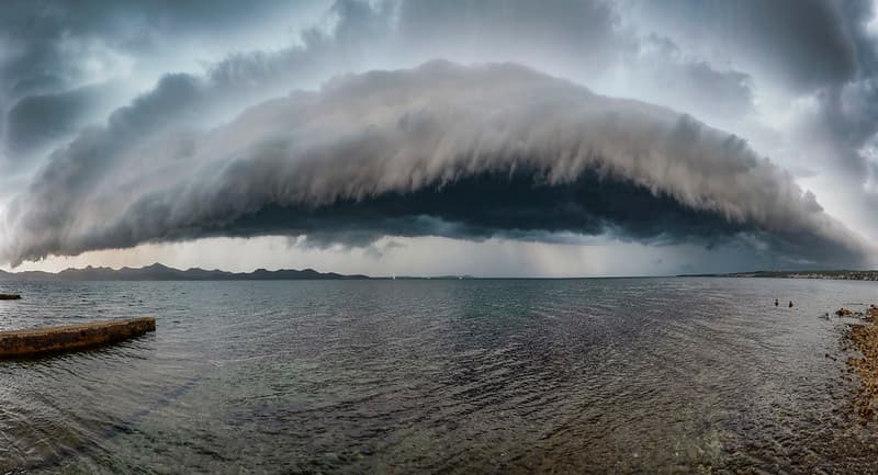 Shelf cloud