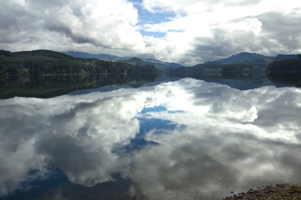 Reflections on Foster Lake, Oregon