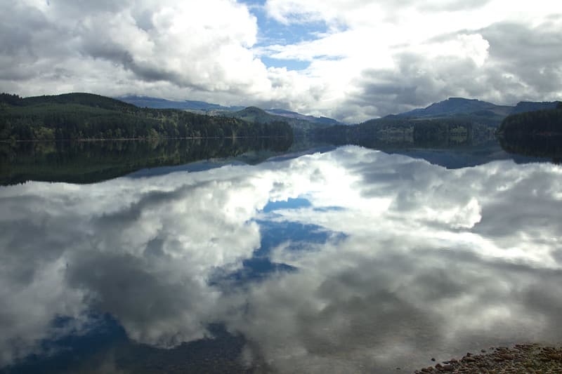 Reflections on Foster Lake, Oregon