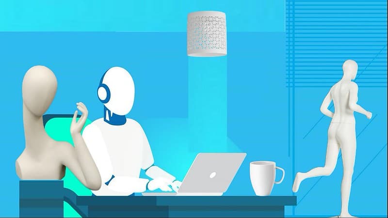 Home Office Robot - Wallpaper Collage