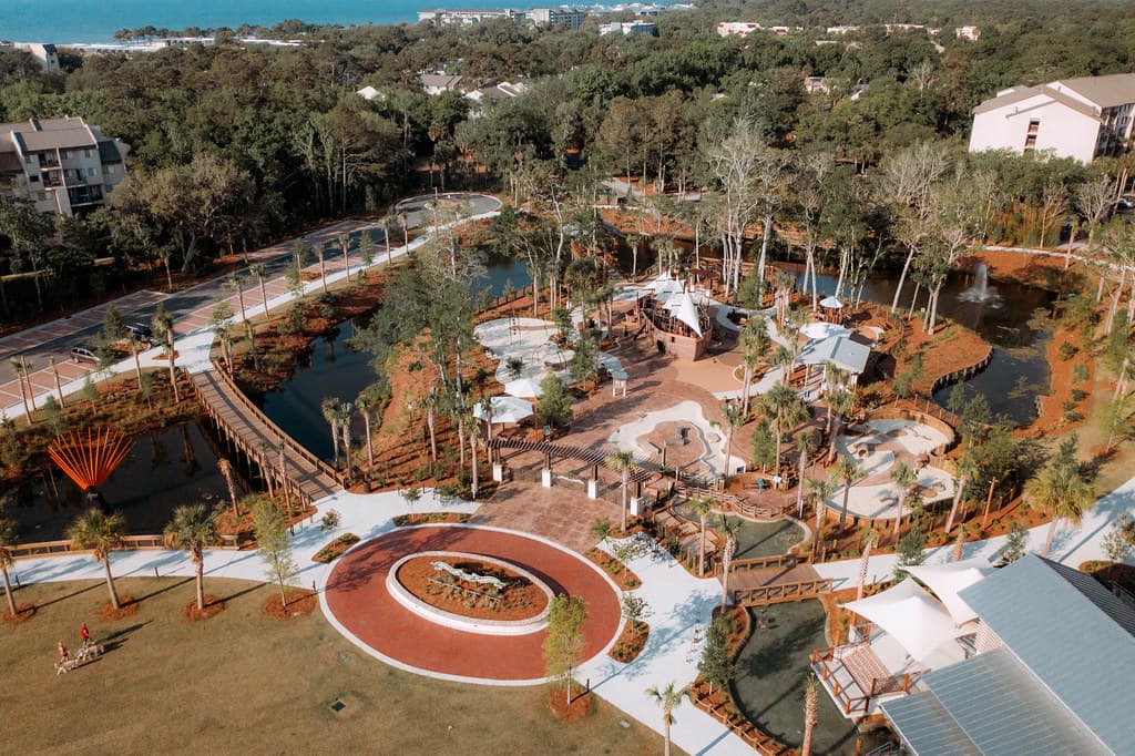 Drone footage