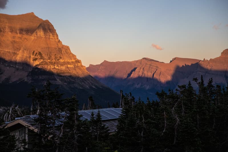 Solar Panels at Logan Pass