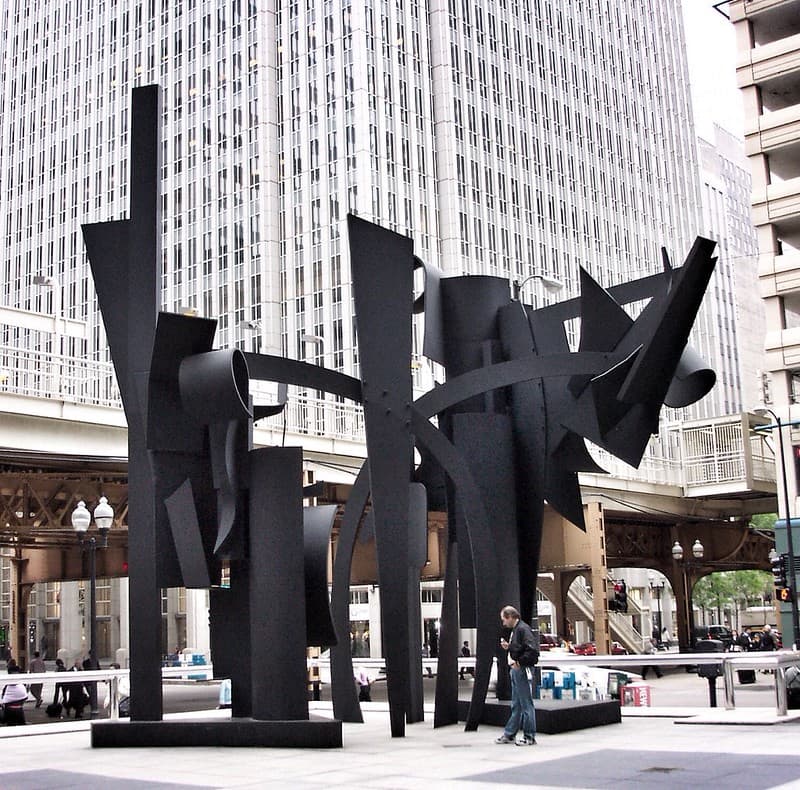 Chicago Illinois - Public Art - Abstract - Vintage 2003