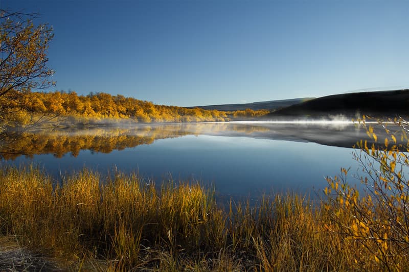 Fish Lake at sunrise, Steens Mountain, Oregon