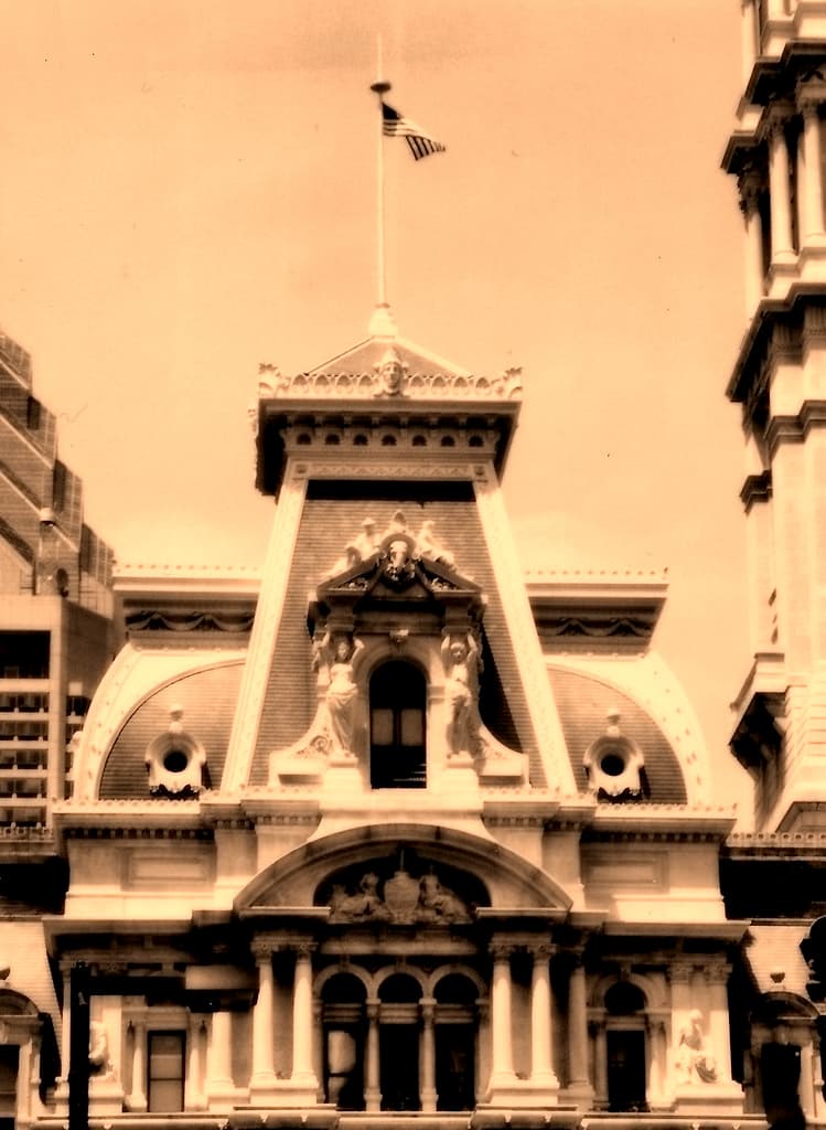 Philadelphia PA ~ City Hall - Sepia - Historic Building