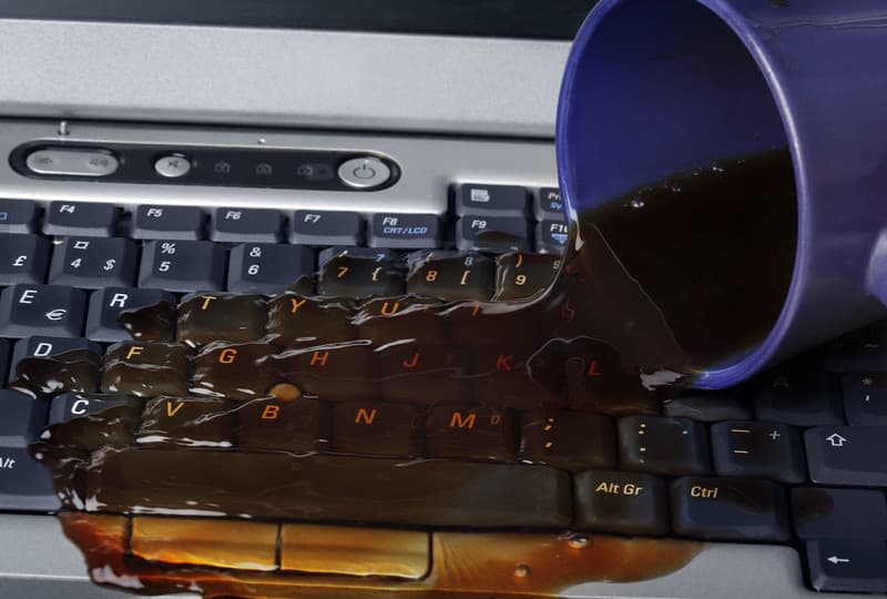 Spilling a Tea on your Laptop