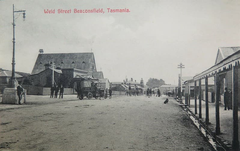 WELD STREET, BEACONSFIELD, TASMANIA - 1910s
