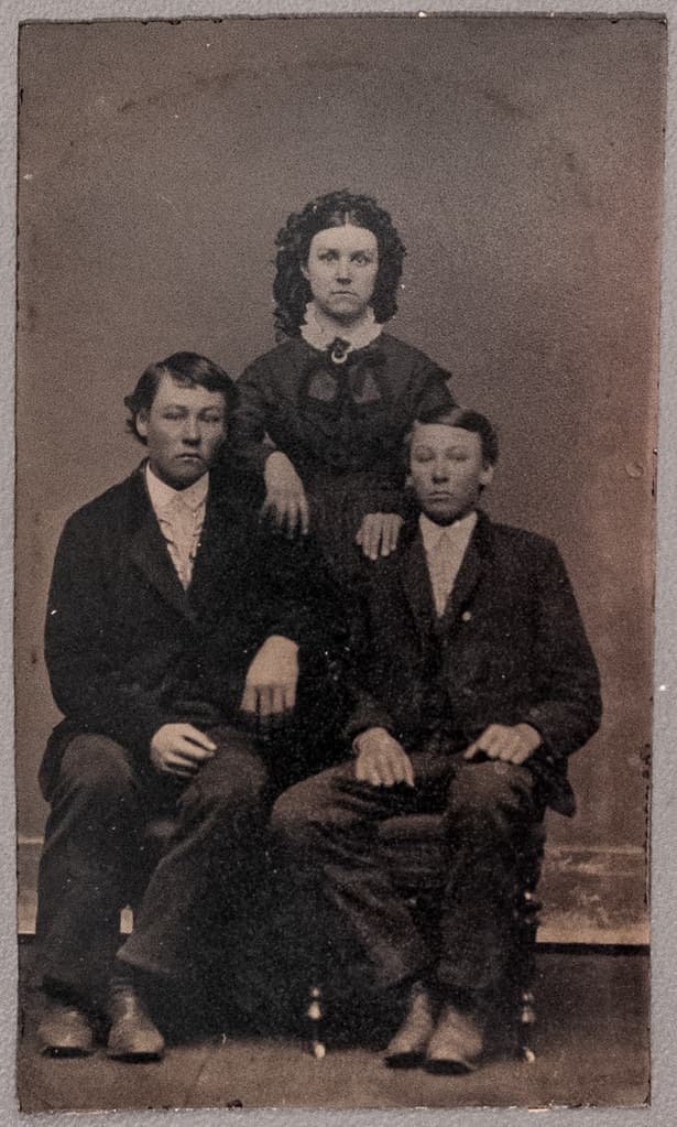 Portrait of three people