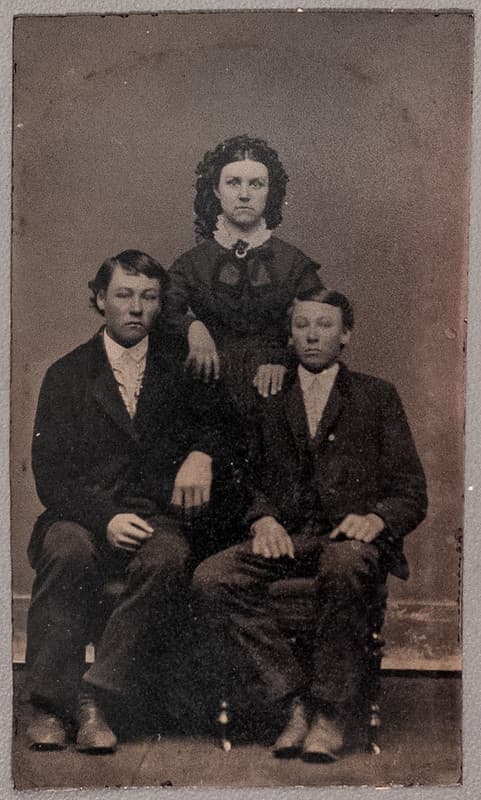Portrait of three people