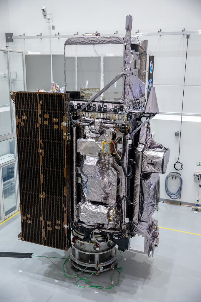 GOES-T Satellite at Processing Facility