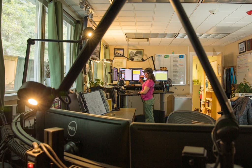 Dispatcher at Desk