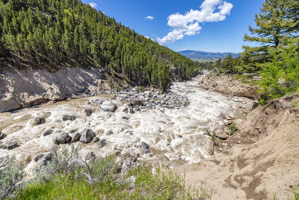 Floodevent, yellowstone, ynp