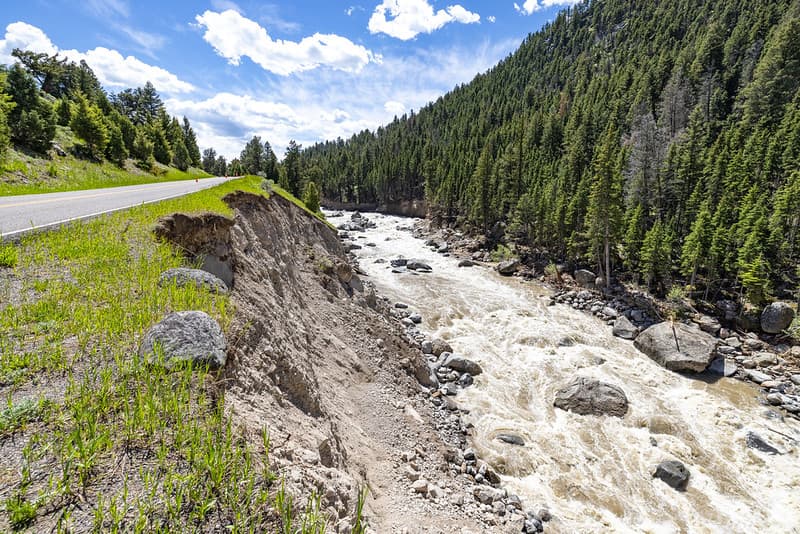 Floodevent, yellowstone, ynp