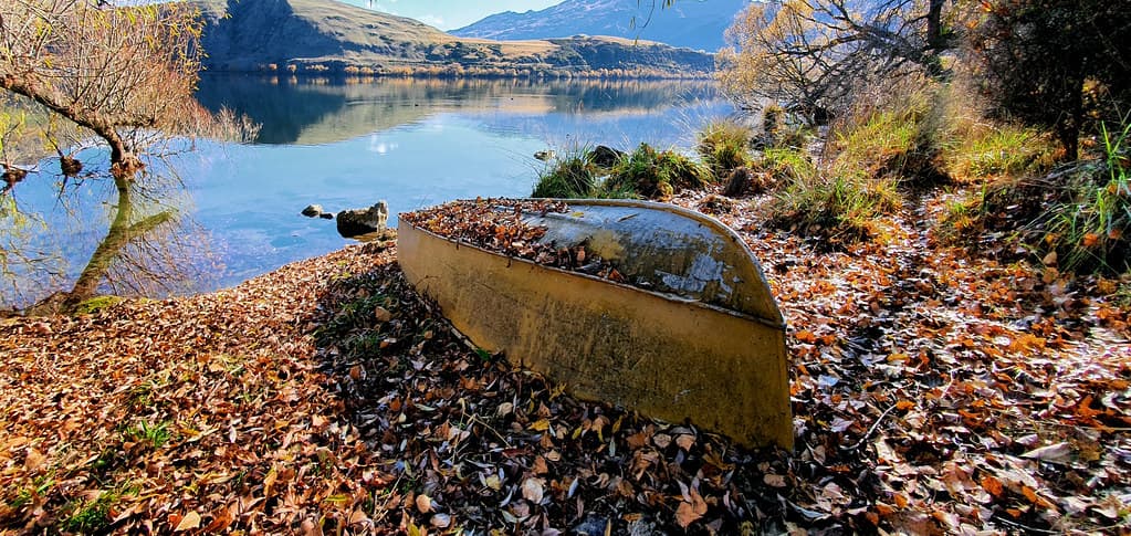 Old boat Lake Hayes.