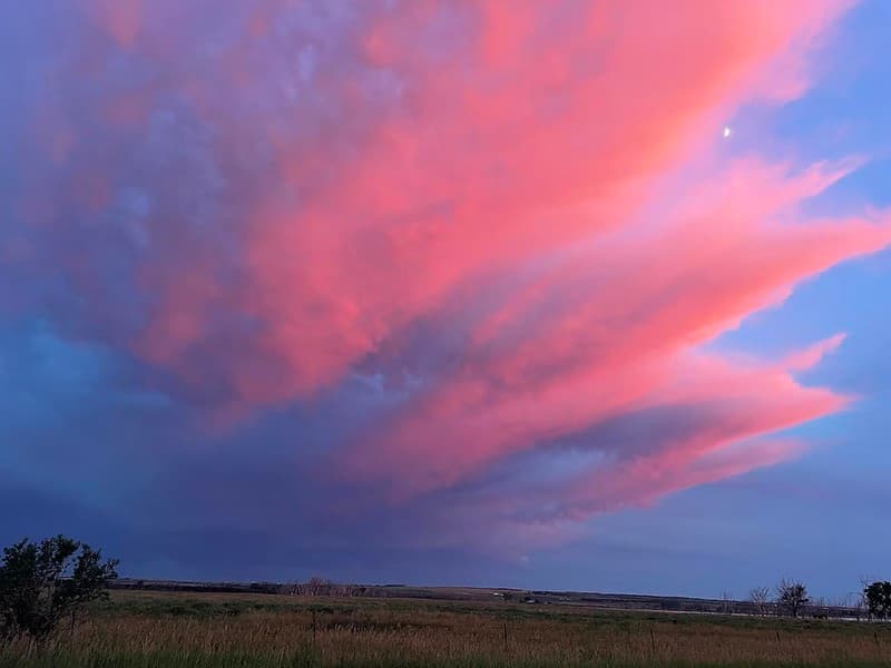 Post Sunset Skies over Lake Andes National Wildlife Refuge