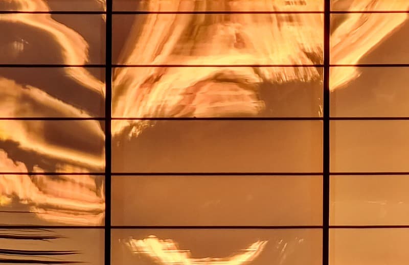 Reflejo del atardecer -Sunset reflection