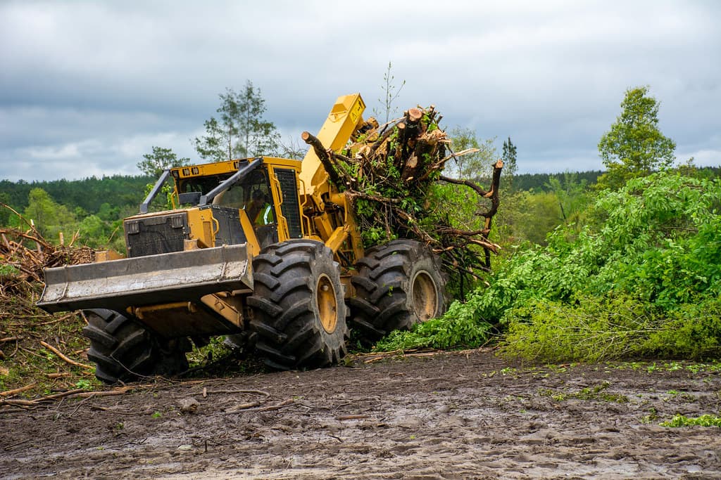 Skidder Forestry Machinery