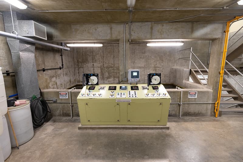 Grant Village water treatment plant middle level and control panel