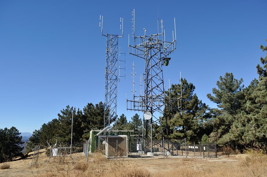 14 Grass Mountain Summit Antenna Towers