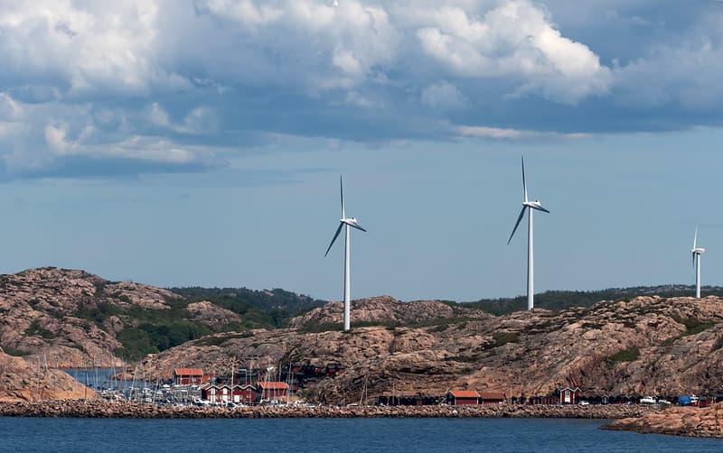 Wind turbines in Sivik, Lysekil